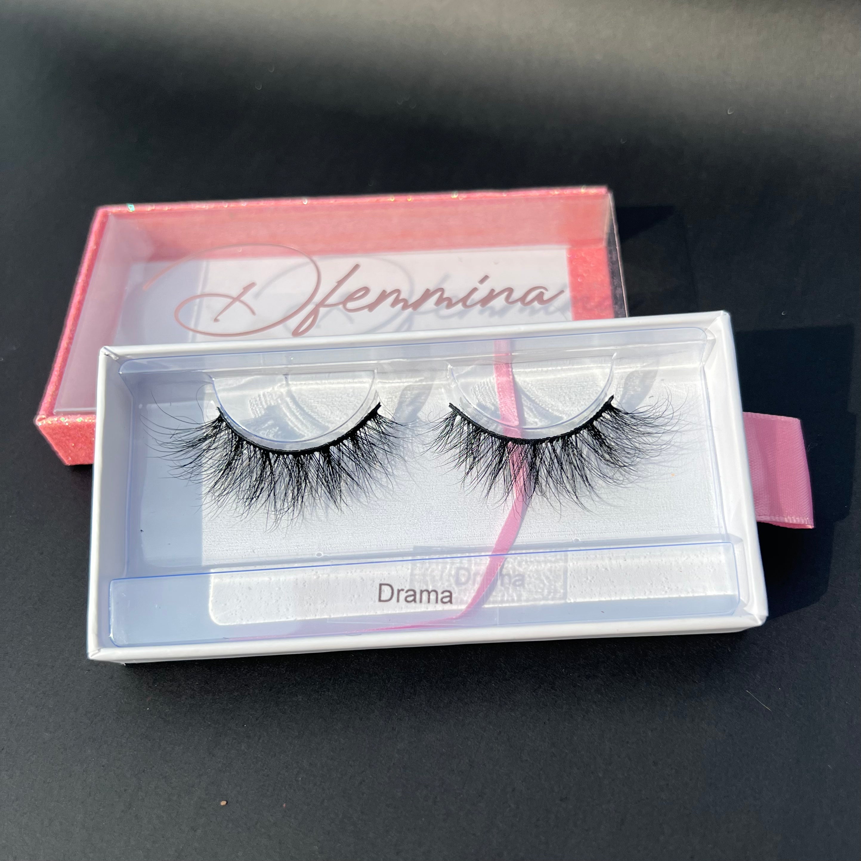 Drama style false eyelash