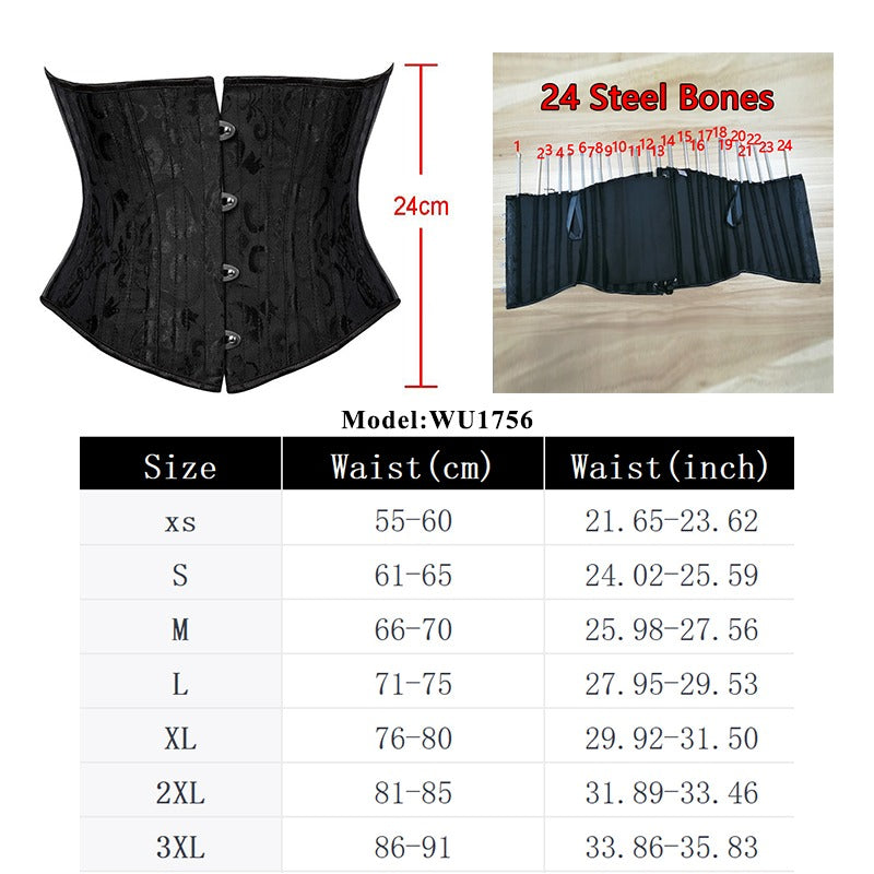 24 Steel Boned Slim corset